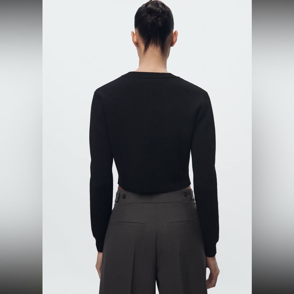 Zara Buttoned Knit Cardigan 5536/106 337/015 - Picture 3 of 7